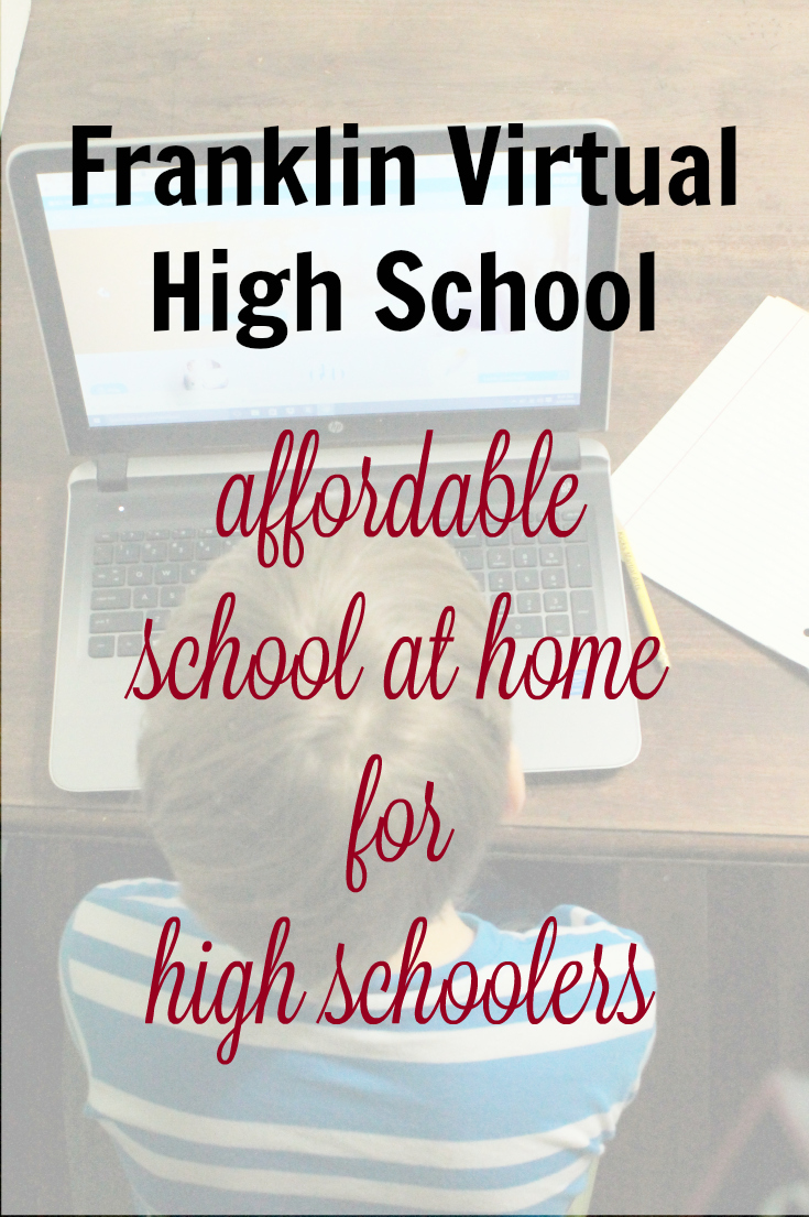 Franklin Virtual High School affordable school at home for high schoolers 1